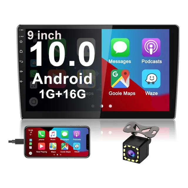 2din 9'' Android 10.0 Radio Estéreo Del Coche 2.5d Wifi Gps