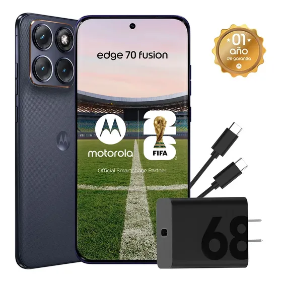 Celular Moto Edge 70 Fusion 8+256gb Azul Azul | Cuotas sin interés