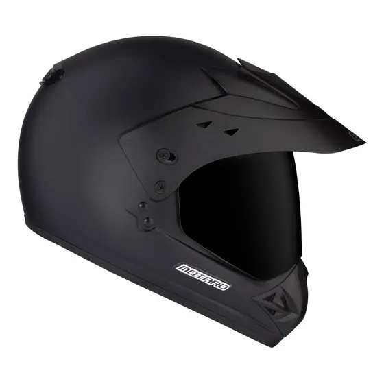 Ebf Motard Solid + Grátis 1 Viseira Fumê 2mm Original Ebf