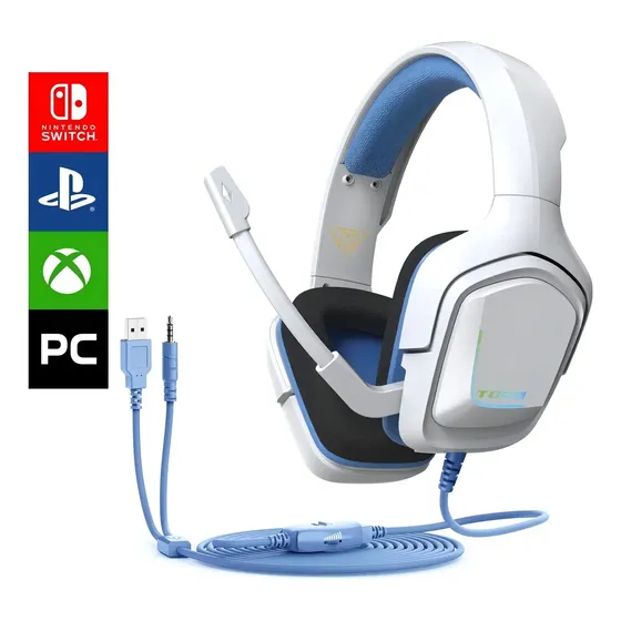 Audífonos Gamer Togo K21 PRO Micrófono Flexible PC PS4 Xbox Switch | Cuotas sin interés