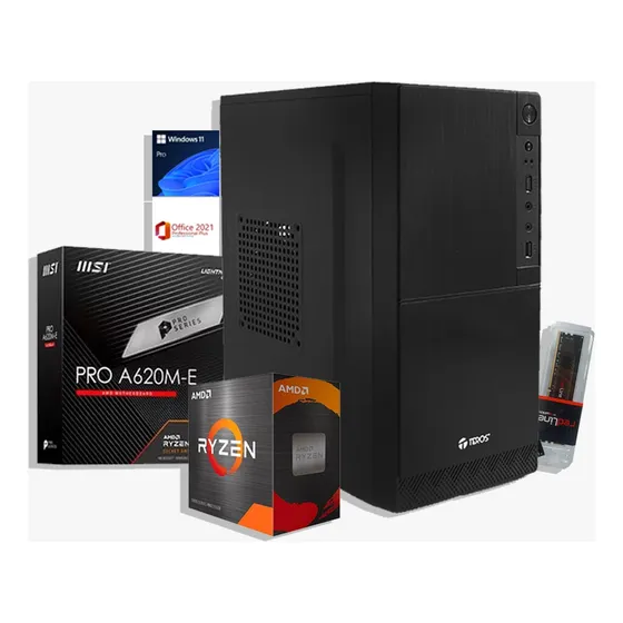 Computadora Amd Clon Ryzen 5-8600g / 16gb Ram / 256gb Ssd