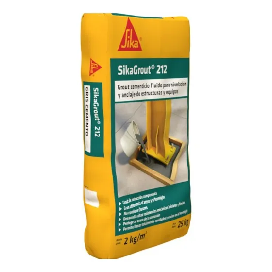 Sikagrout 212 Relleno De Cavidades Juntas Y Fijacion Liquida