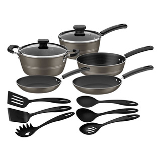 Batería De Cocina Tramontina Easy To Clean 27899/210 13pzs Batería De Cocina Tramontina Easy To Clean 27899/210 13pzs
