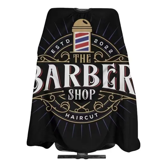 Capa Corte De Barbero Barbería Diseño