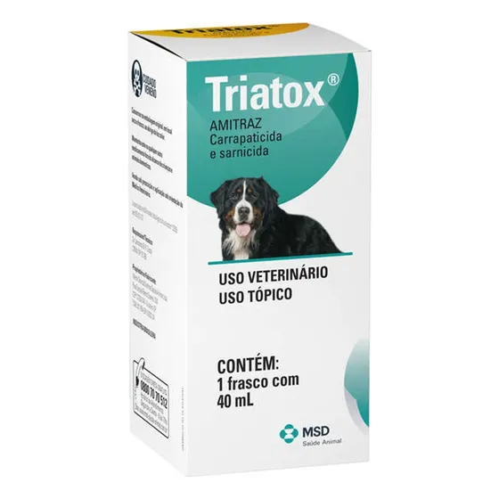 Carrapaticida E Sarnicida Triatox - 40 Ml Carrapato E Sarna