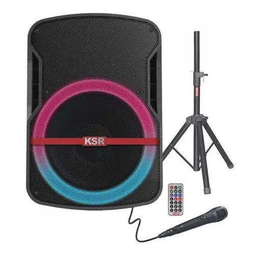 Bocina 15 Recargable Bluetooth Usb Fm Rec Link Tripie 7515