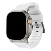 Correa Pulsera Texturizada Para Apple Watch 44 45 46 & Ultra 49 Mm Color Blanca Marca Cellbox