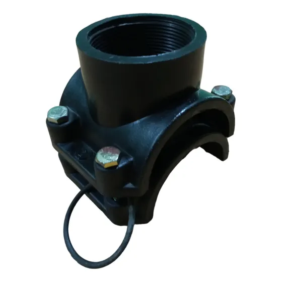 Abrazadera De Manguera De Riego 110mm Con Salida De 63mm