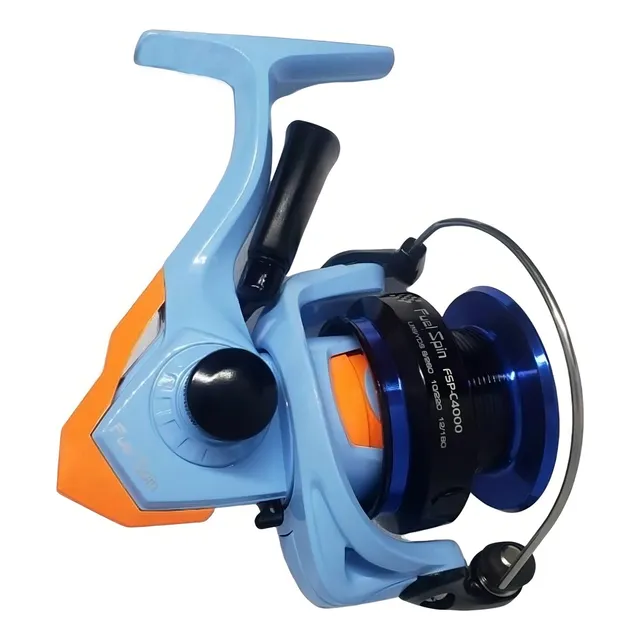 Reel frontal Okuma Fuel Spin FSP-C4000 derecho/izquierdo color celeste
