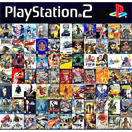 10 Jogos Para Playstation 2 Kit 10 Jogo Ps2 Slim (Recondicionado)