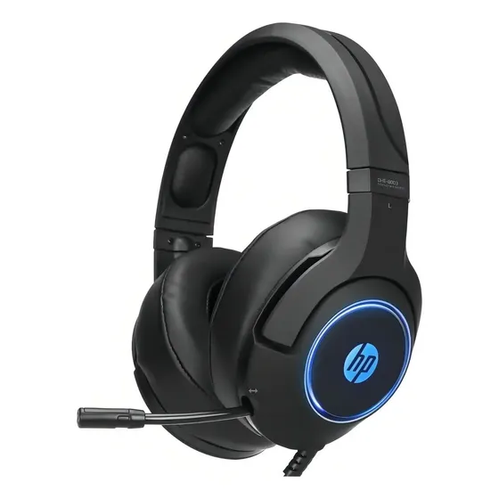 Auriculares Gamer HP DHE-8003 USB con Micrófono y Luz LED
