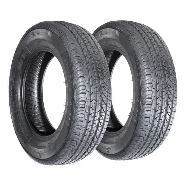 Par Pneu Aro13 175/70/13 Uno Palio Gol Fiorino Corsa Remold
