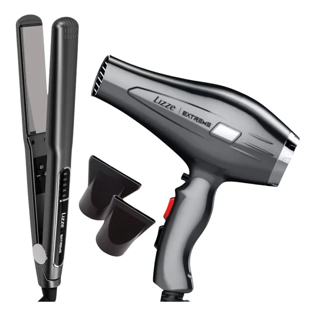 Plancha Y Secadora Profesional Para Cabello Lizze Extreme