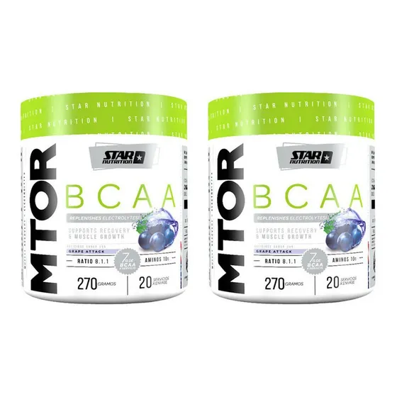 Bcaa Mtor 8.1.1 Star Nutrition Glutamina Elect 270 Gr X 2 Un