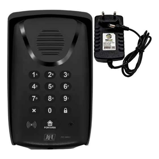 Porteiro Interfone Sem Fio Via Celular Gsm 4g Pec 1310 C Jfl