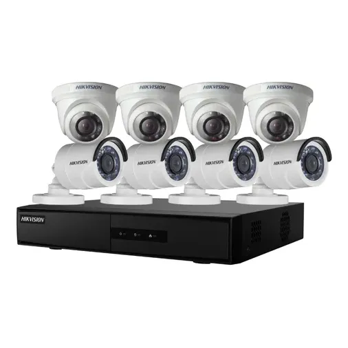 Kit De Cámaras Hikvision Ds-j142i/7208hghi-m1+4+4cam
