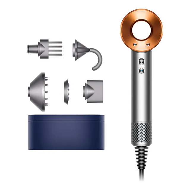 Secadora De Cabello Dyson Supersonic Níquel Cobre Y Estuche Color Nickel/Copper