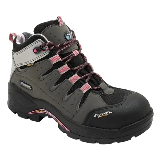 Botas Dama Uso Rudo Con Casquillo Gris Discovery