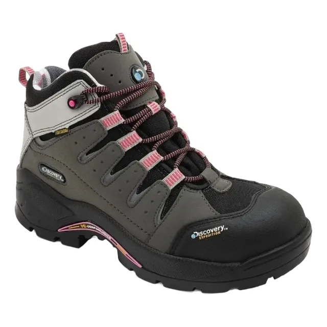 Botas Dama Uso Rudo Con Casquillo Gris Discovery