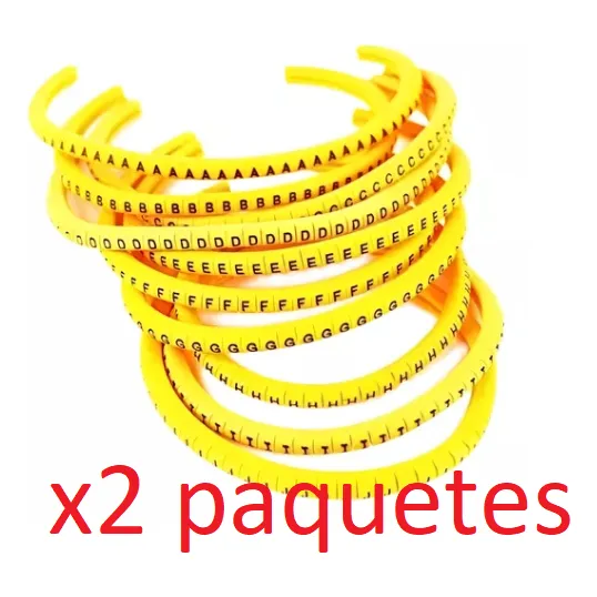 Anillo Marca Cable Letra K P/ Cable 20-12awg