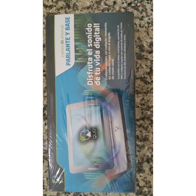 Corneta Parlante Y Base Estéreo 3d Universal Quo