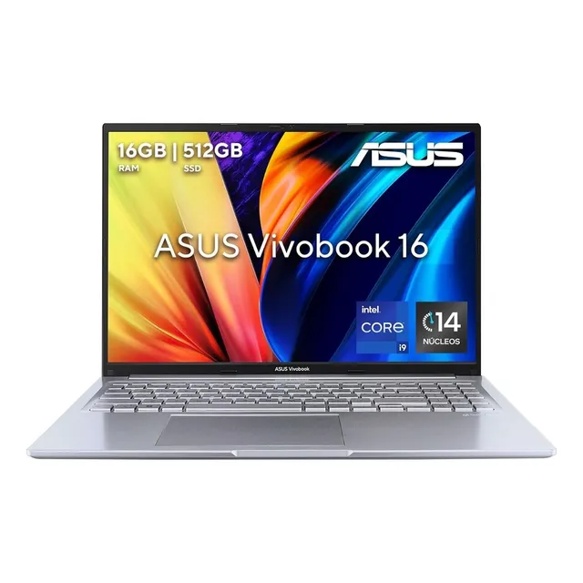 Asus Vivobook 16 Core I9 13900h 16gb 512gb Ssd Nueva Sellada Plateado