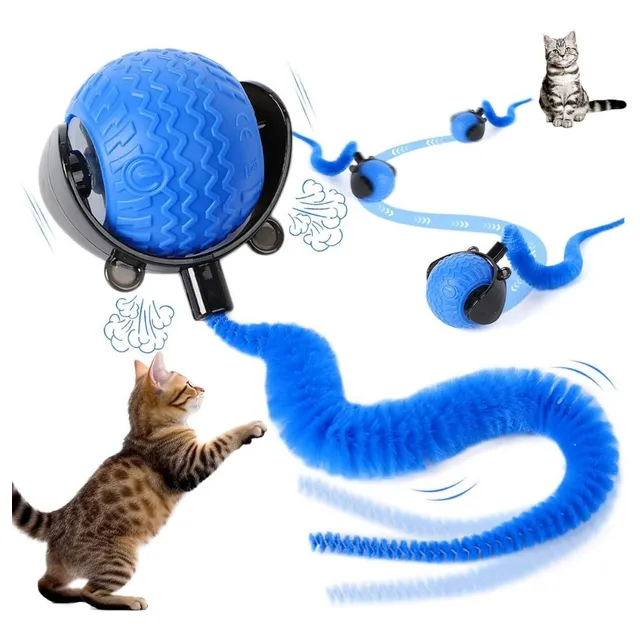 Pelota Interactiva Para Gatos, Juguete Inteligente Con Cola
