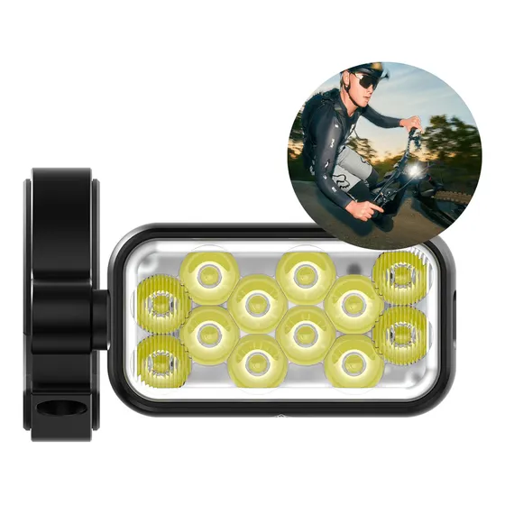 Luz Delantera Para Bicicleta Blinder X 2300+10000mah Bateria