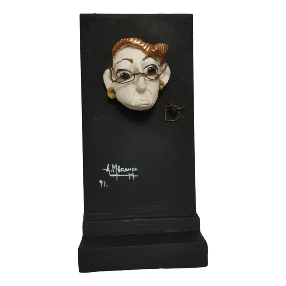 Escultura Figura Arte Moderno Krikturas Año 1.997 A.miranda