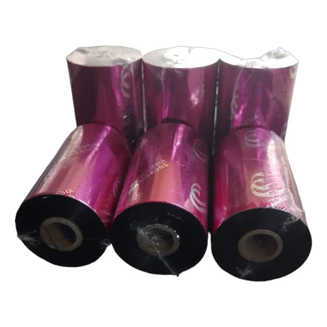 Ribbon De Cera Columbia Para Impresora 64x110 Mts 12 Piezas