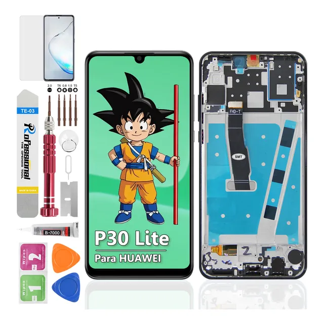 Pantalla Para Huawei P30 Lite 24mpx Con Marco Mar-lx3am Tft