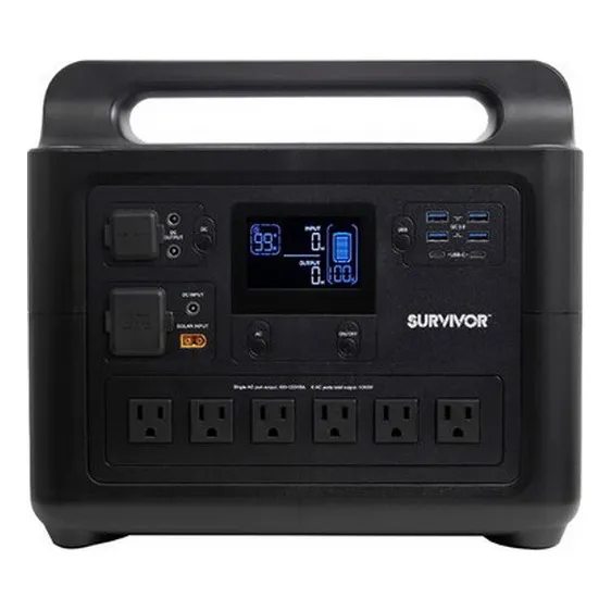 Estacion Energia Portatil 1200w Lifepo4 1288wh Ac/dc Usb 3.0