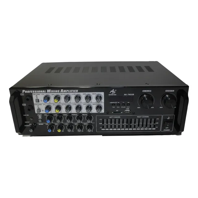 Amplificador Profesional Con Ecualizador Potente Sonido