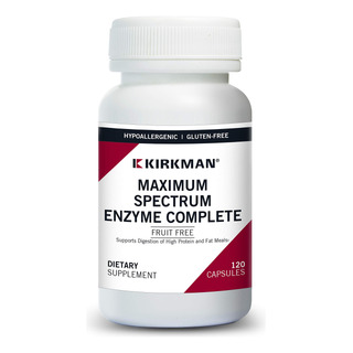 Maximum Spectrum Enzyme Complete, 120 Cápsulas, Kirkman Labs Maximum Spectrum Enzyme Complete, 120 Cápsulas, Kirkman Labs