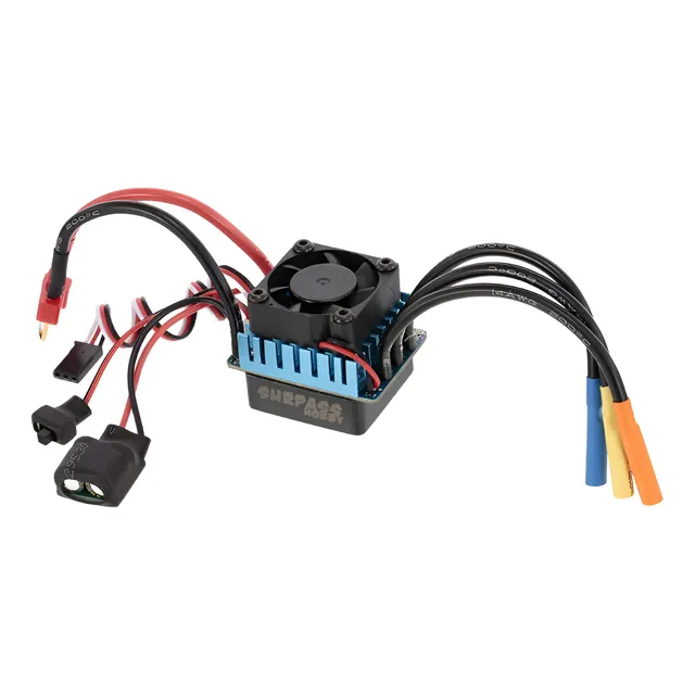 Esc 45a Brushless Para Carros Incluye Disipador Y Ventilador