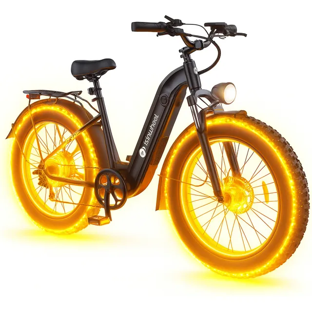 Bicicleta Eléctrica 1500w-máxima Potencia 45 Km/h Batería Extraíble De 48v 18 Ah Autonomía Máxima De 100 Km Neumáticos Anchos De 26*4.0 Bicicleta De Montaña Eléctrica Con Portaequipaje Trasero