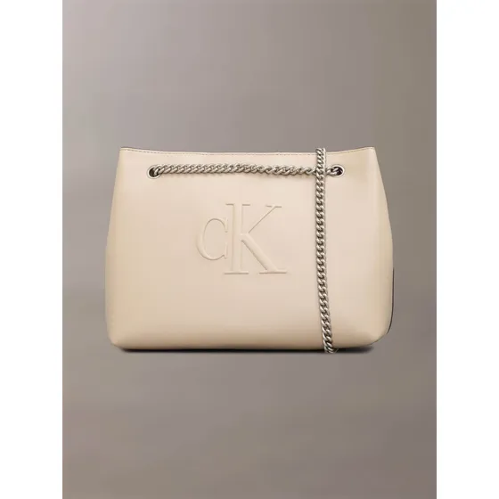 Bolsa Crossbody Beige Calvin Klein Para Mujer