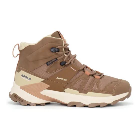 Zapatilla Botin Outdoor De Mujer Apolo Ad24-33q4 Marron