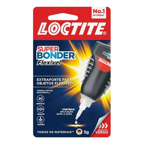 Cola Super Bonder Power Flex Gel Control Loctite Henkel 3g