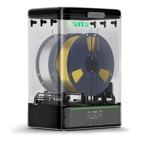 Secadora Filamento 3d Sunlu Sp2 Grande Capacidade Com Aquecimento E Vedação 127v