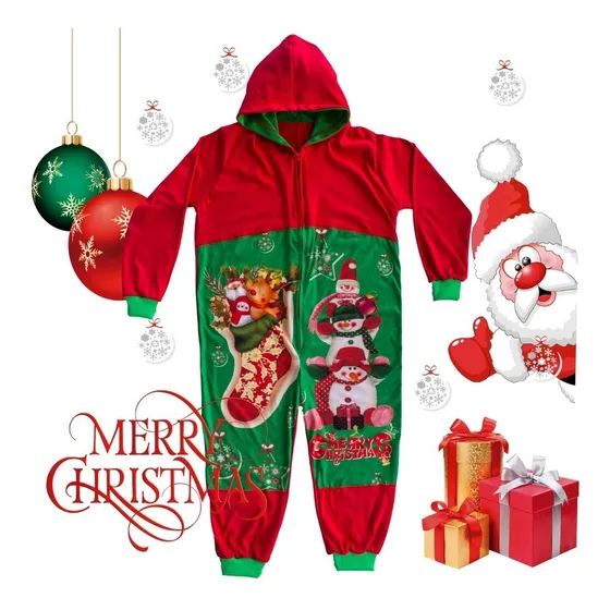 Pijama Enterizo De Navidad 