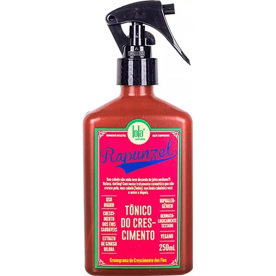 Tônico De Crescimeto Rapunzel Lola Cosmetics 250ml
