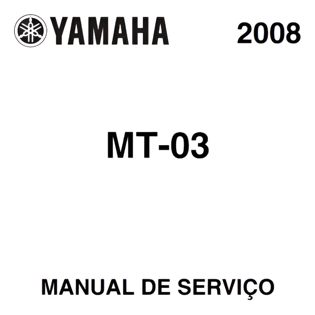 Manual De Serviços Mecânicos Yamaha Mt03 2008