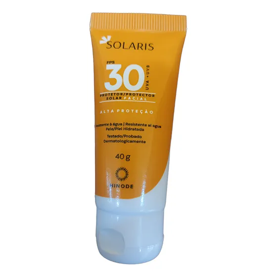 Protetor Solar Facial Uva Uvb Fps 30 Solaris Hinode 