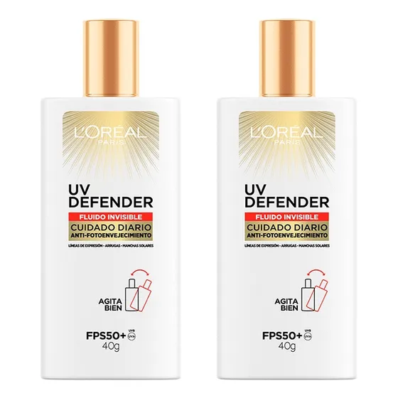 Kit Protector Uv Defender Toque Seco Sin Color L'oreal Paris