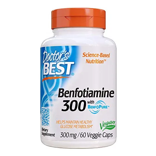 Supplement Doctor's Best Benfotiamina 300 Mg 60 Cápsulas Veg