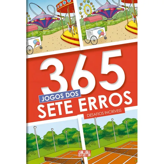 365 jogos dos sete erros, de Cultural, Ciranda. 365 atividades Editorial ATIVAMENTE, capa mole em português, 2021