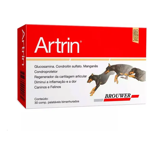 Artrin Condroprotector Para Perros Y Gatos X 30 Comprimidos