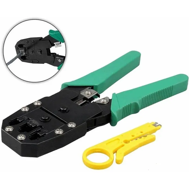 Pinza Crimpeadora Rj45 Rj11 Rj12 Redes Utp - Electroimporta 
