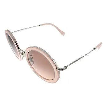 Miu Miu Mu 59us 1350a5 Rosa Metal Redondo Gafas De Vpg8i